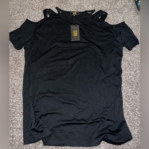 New in packaging. Women’s black blouse. Sizes xl-3x